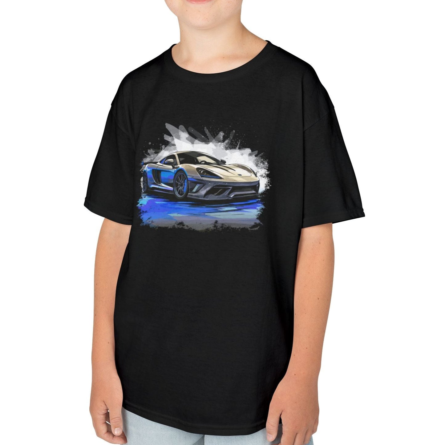 Supercar Sports Car Youth Size Boys T-Shirt