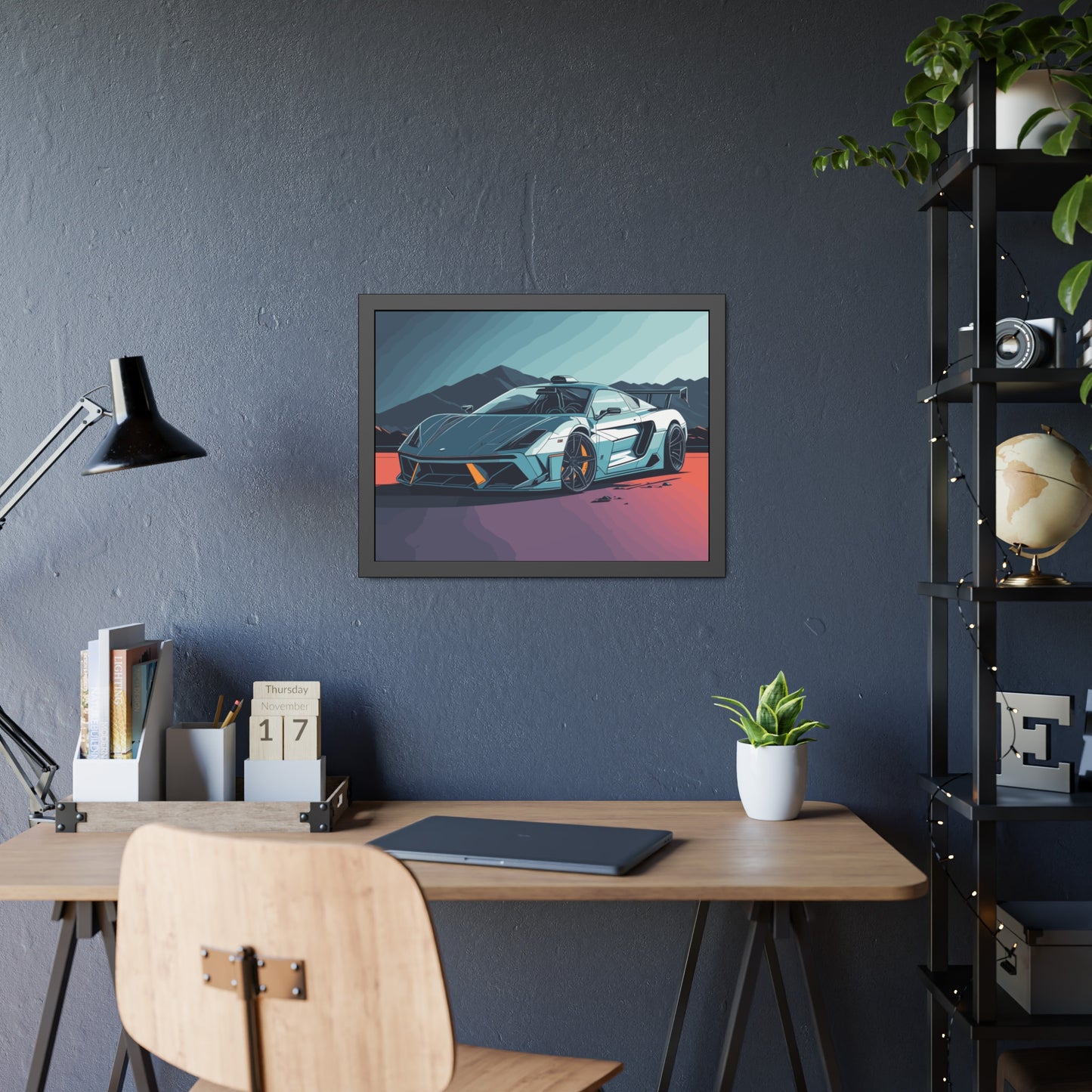 Supercar Sports Car Poster Art Print | Framed