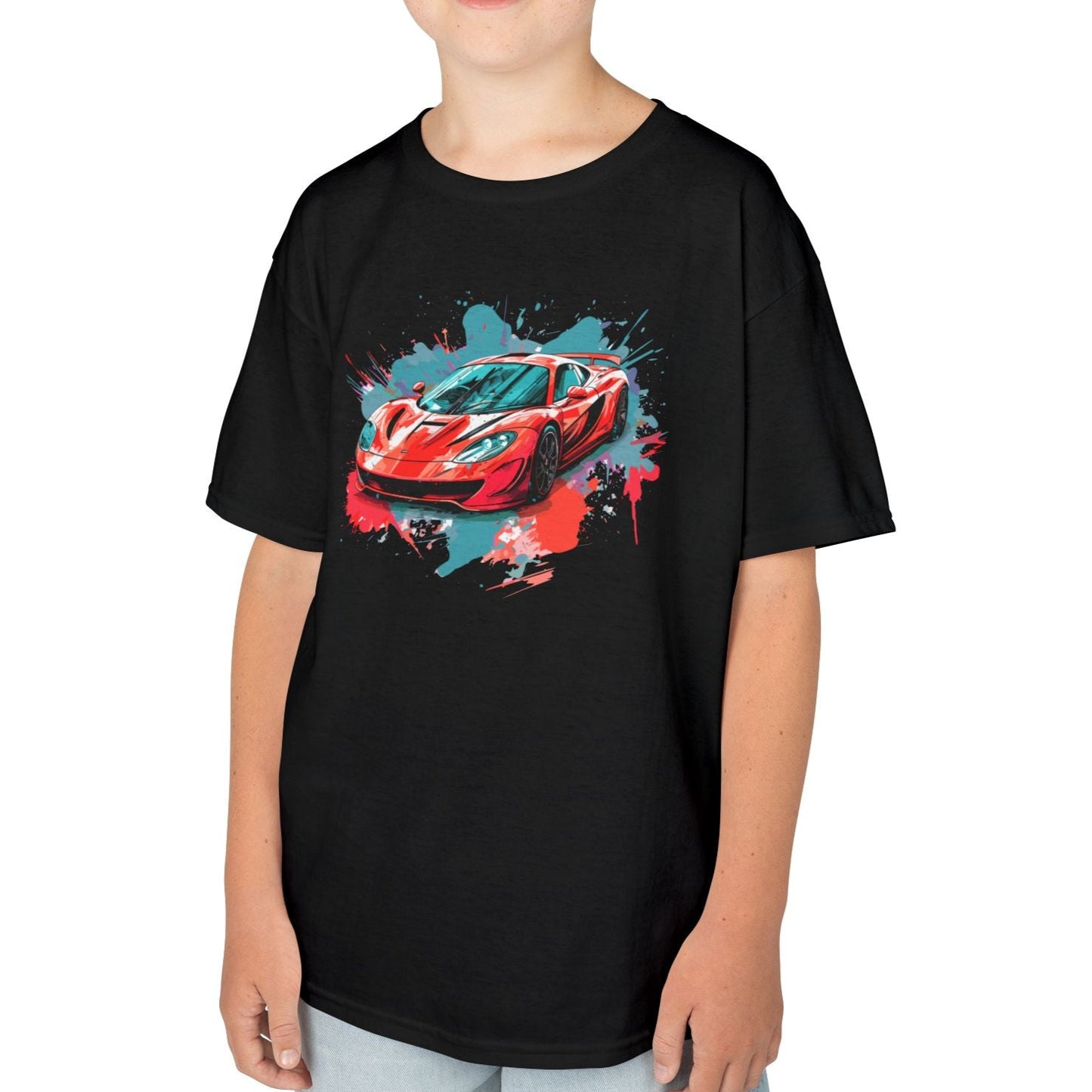 Supercar Sports Car Youth Size Boys T-Shirt