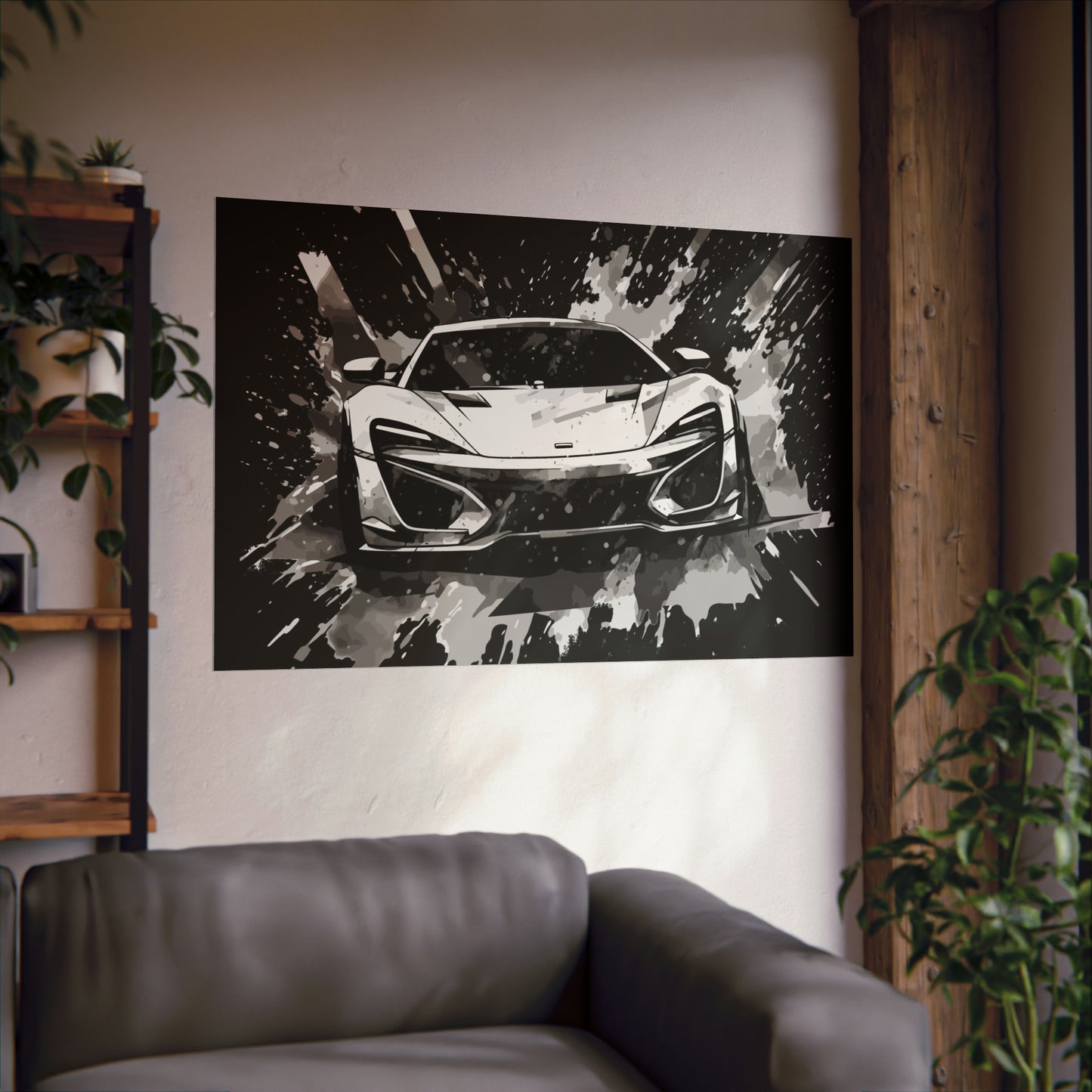 Supercar Sports Car Poster Art Print | Customizable