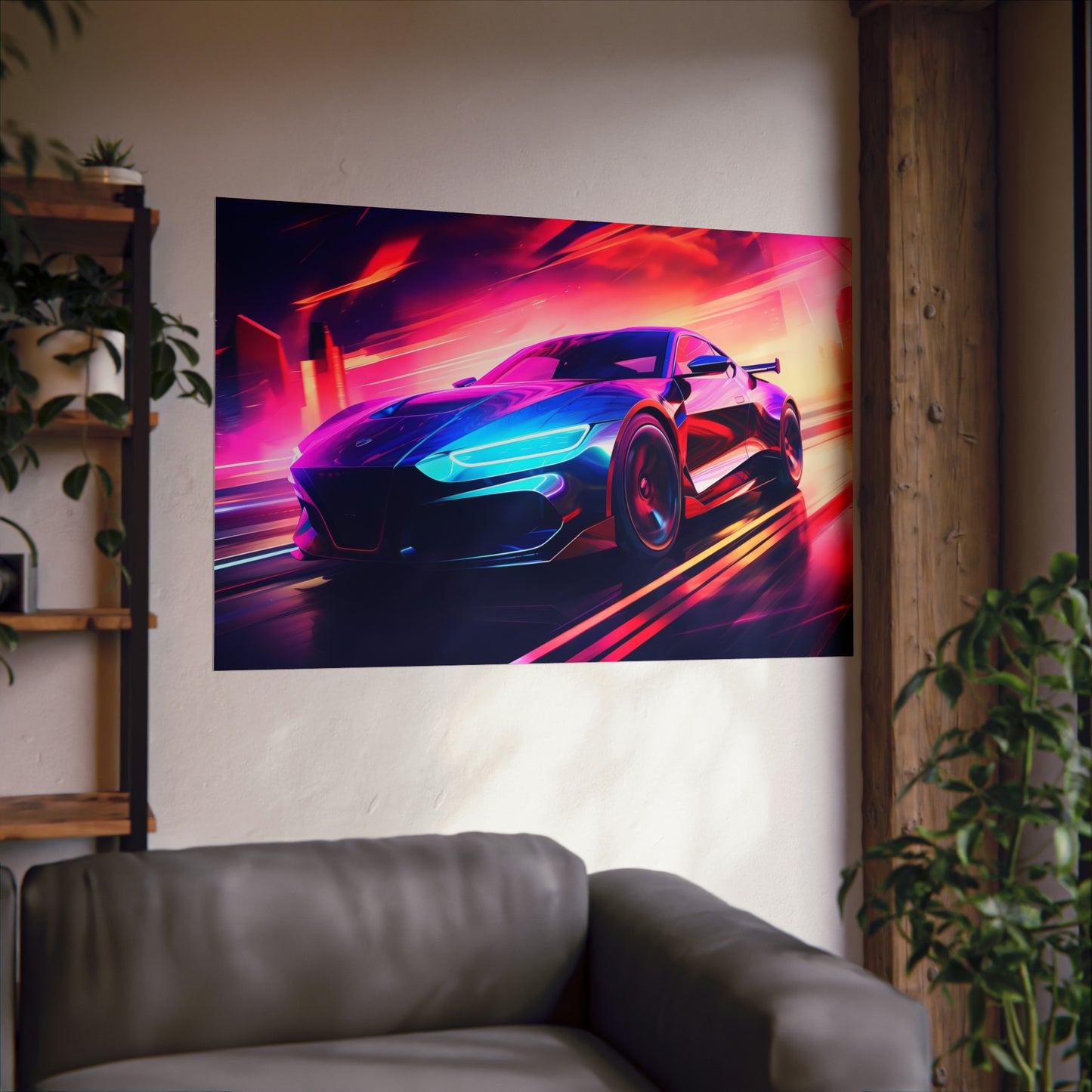 Supercar Sports Car Poster Art Print | Customizable