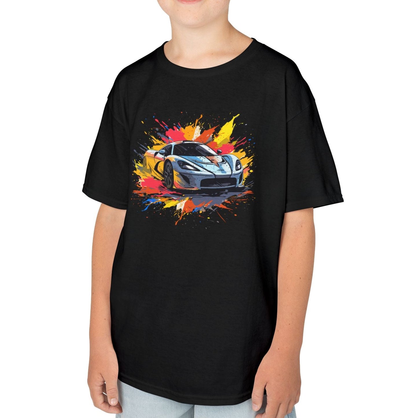 Supercar Sports Car Youth Size Boys T-Shirt