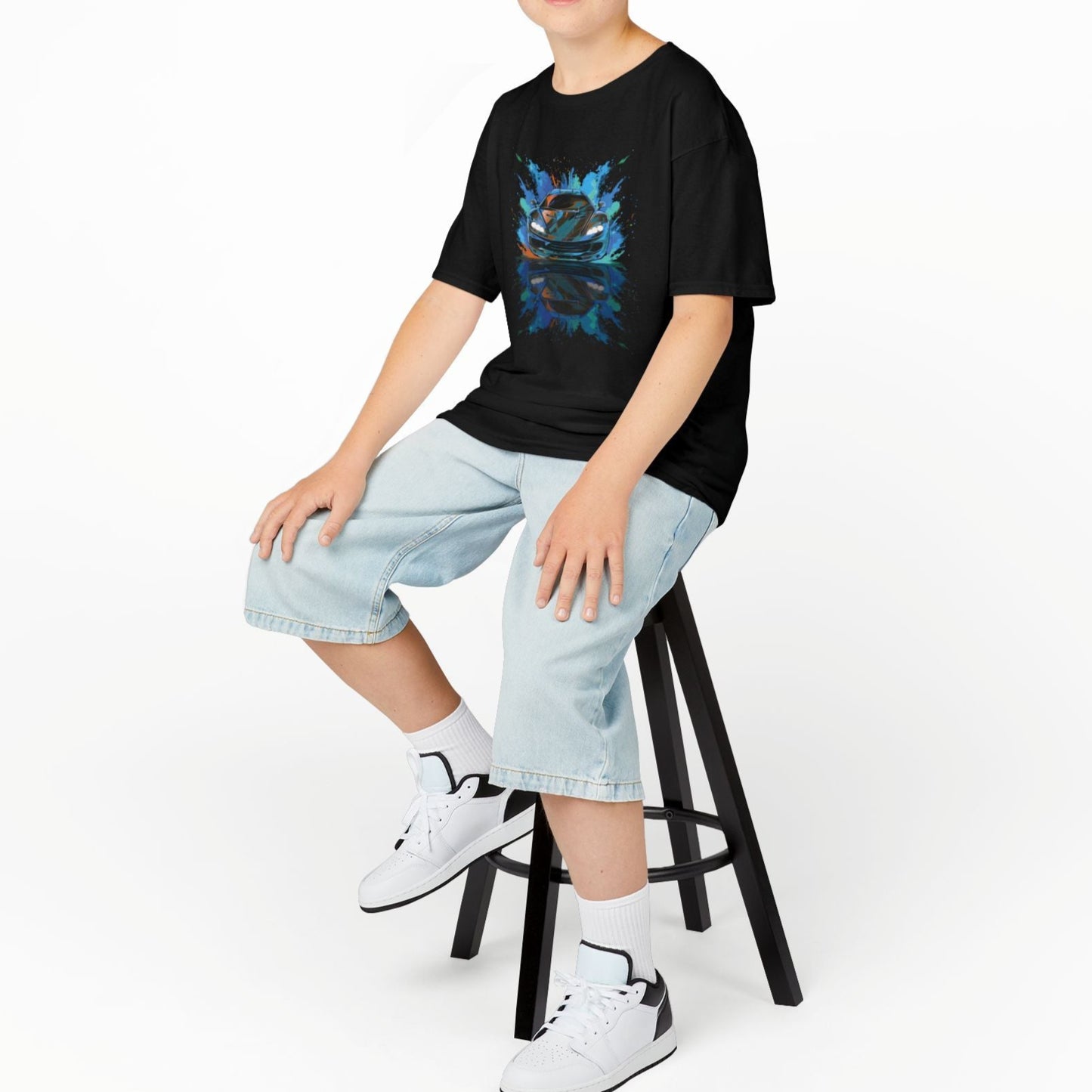 Supercar Sports Car Youth Size Boys T-Shirt