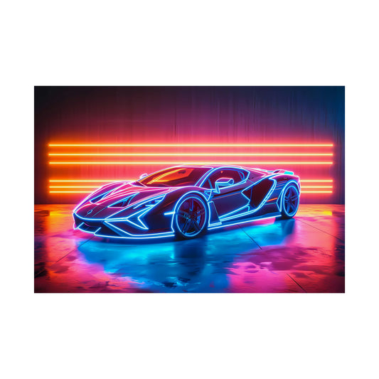 Supercar Sports Car Poster Art Print