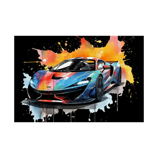 Supercar Sports Car Poster Art Print