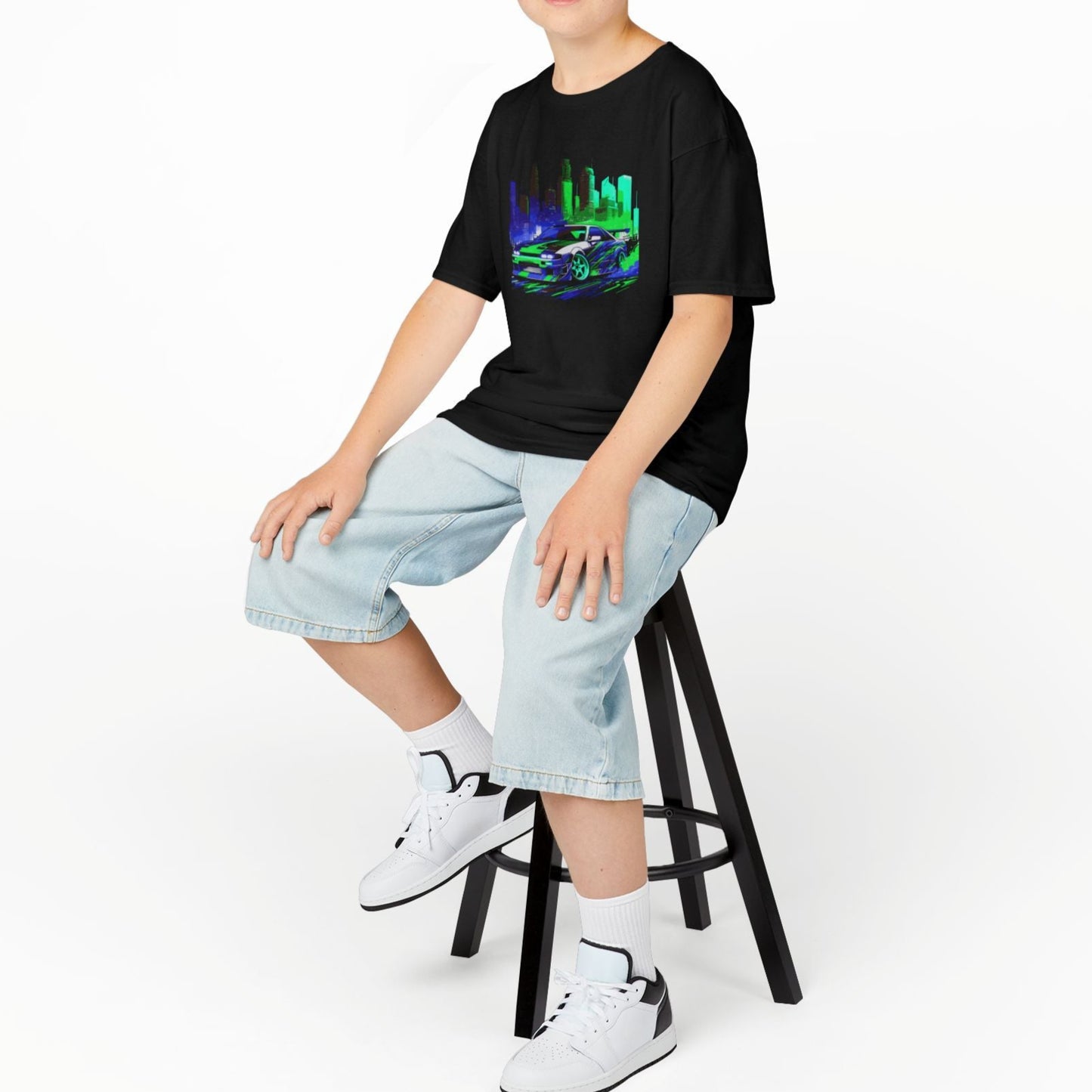 Drift Car Youth Size Boys T-Shirt