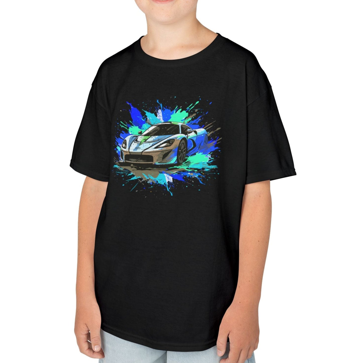 Supercar Sports Car Youth Size Boys T-Shirt