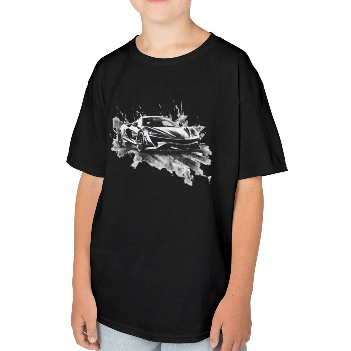 Sports Car Youth Size Boys T-Shirt