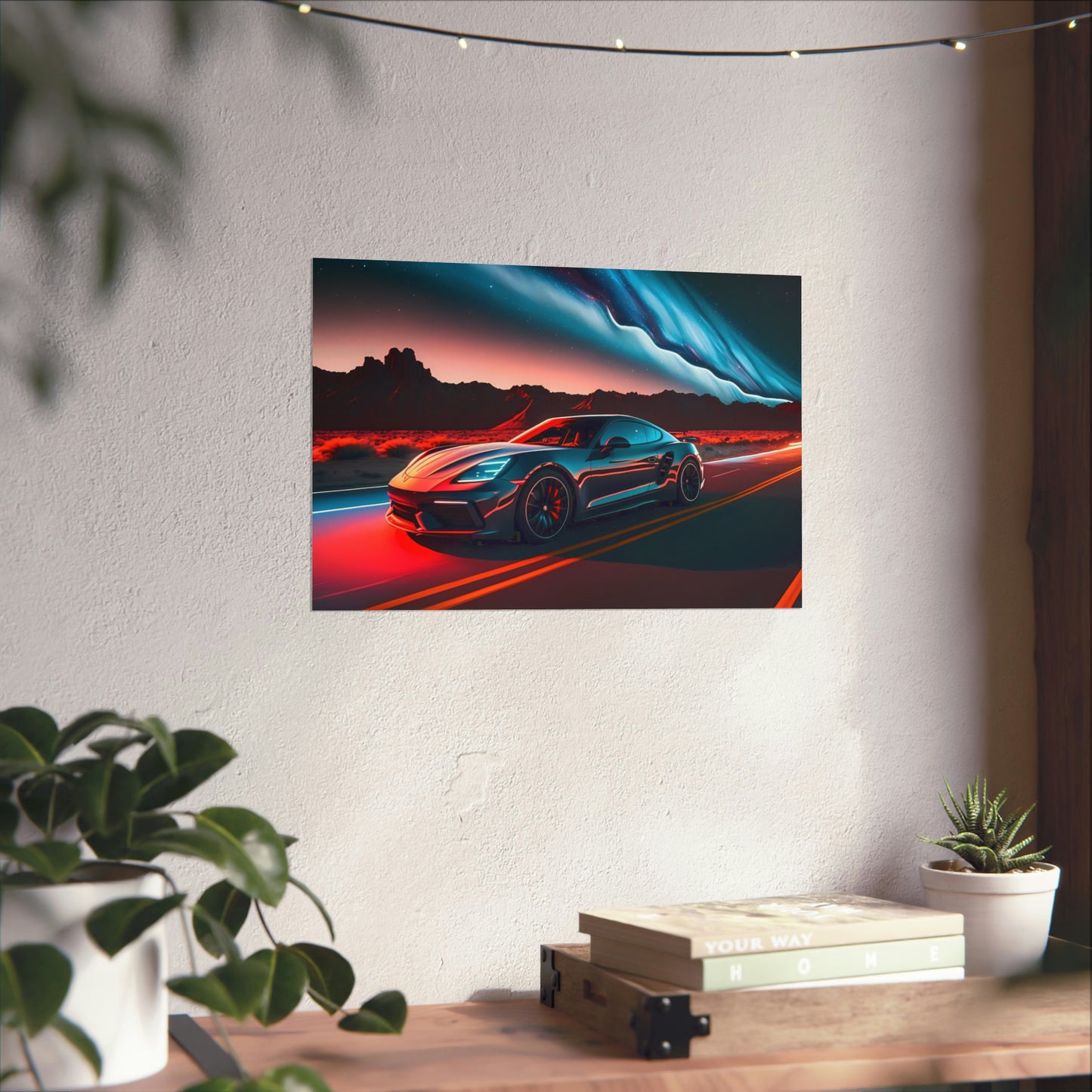 Supercar Sports Car Poster Art Print | Customizable