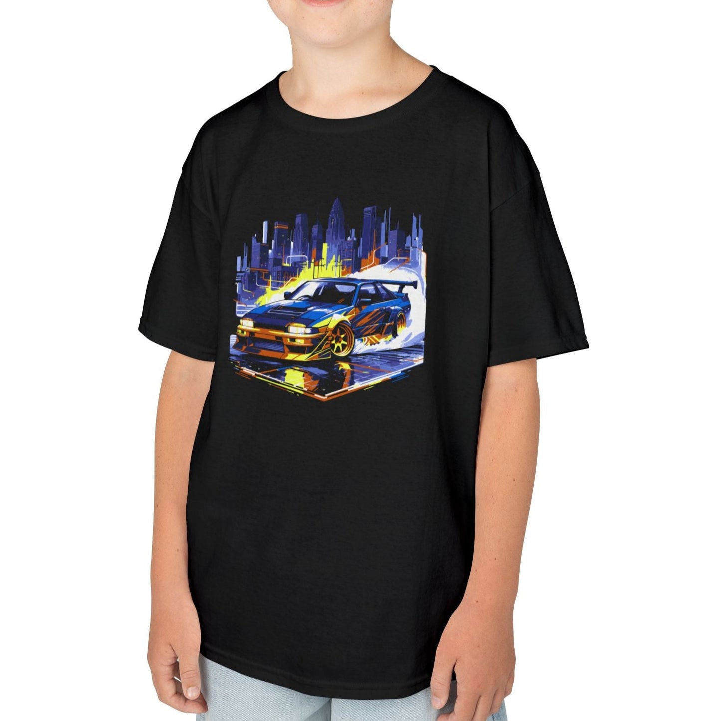 Drift Car Youth Size Boys T-Shirt