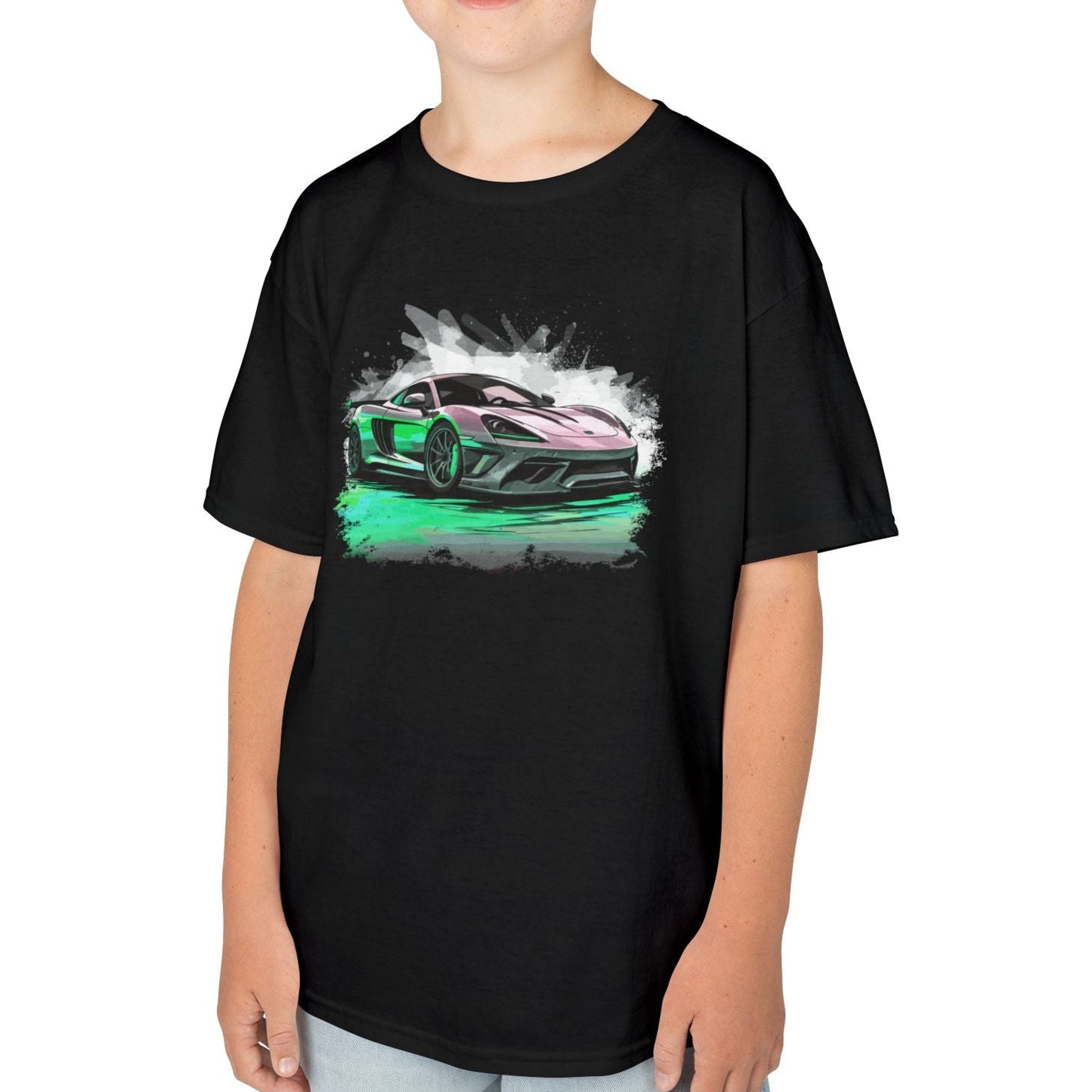 Supercar Sports Car Youth Size Boys T-Shirt