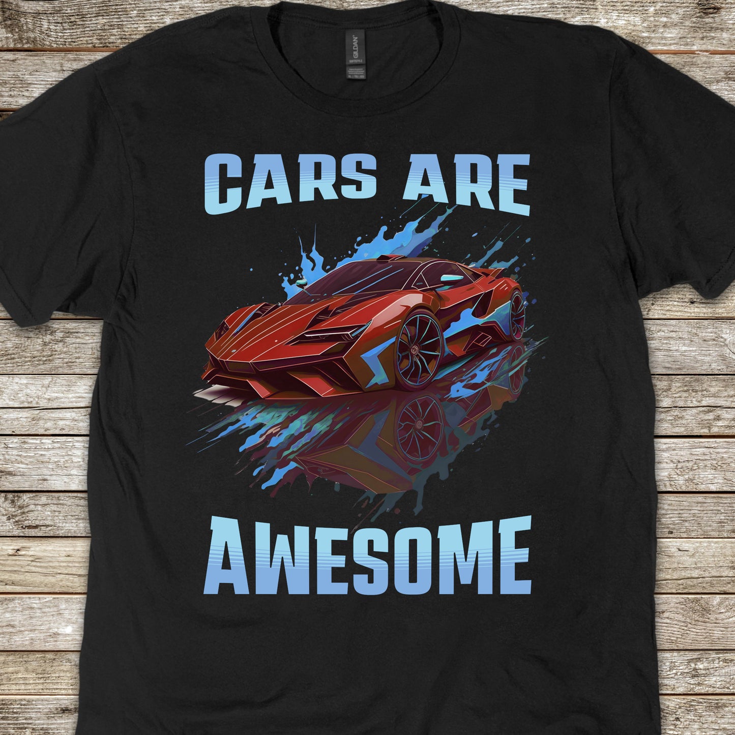 Supercar Sports Car Youth Size Boys T-Shirt