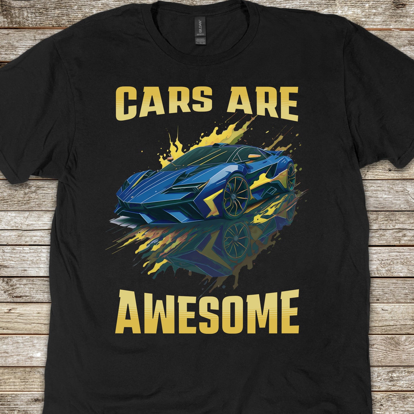 Supercar Sports Car Youth Size Boys T-Shirt