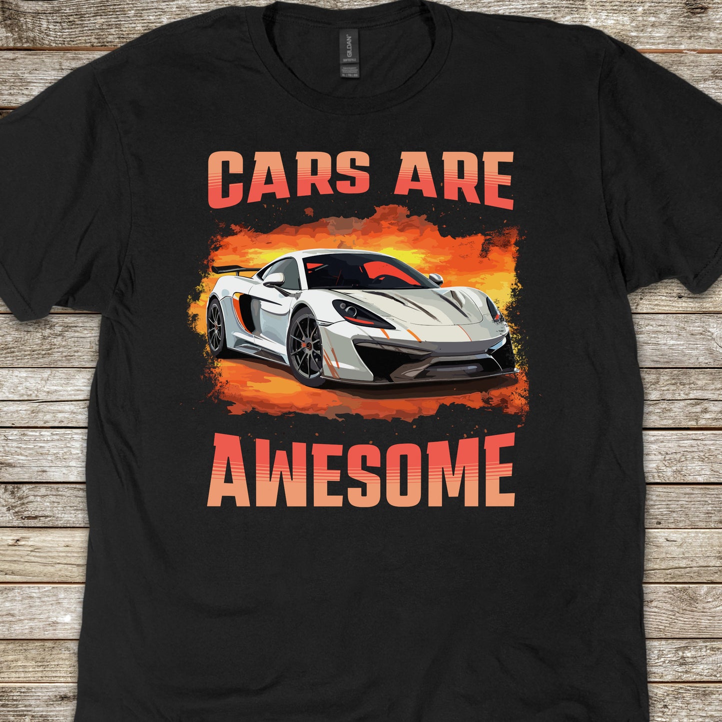 Supercar Sports Car Youth Size Boys T-Shirt