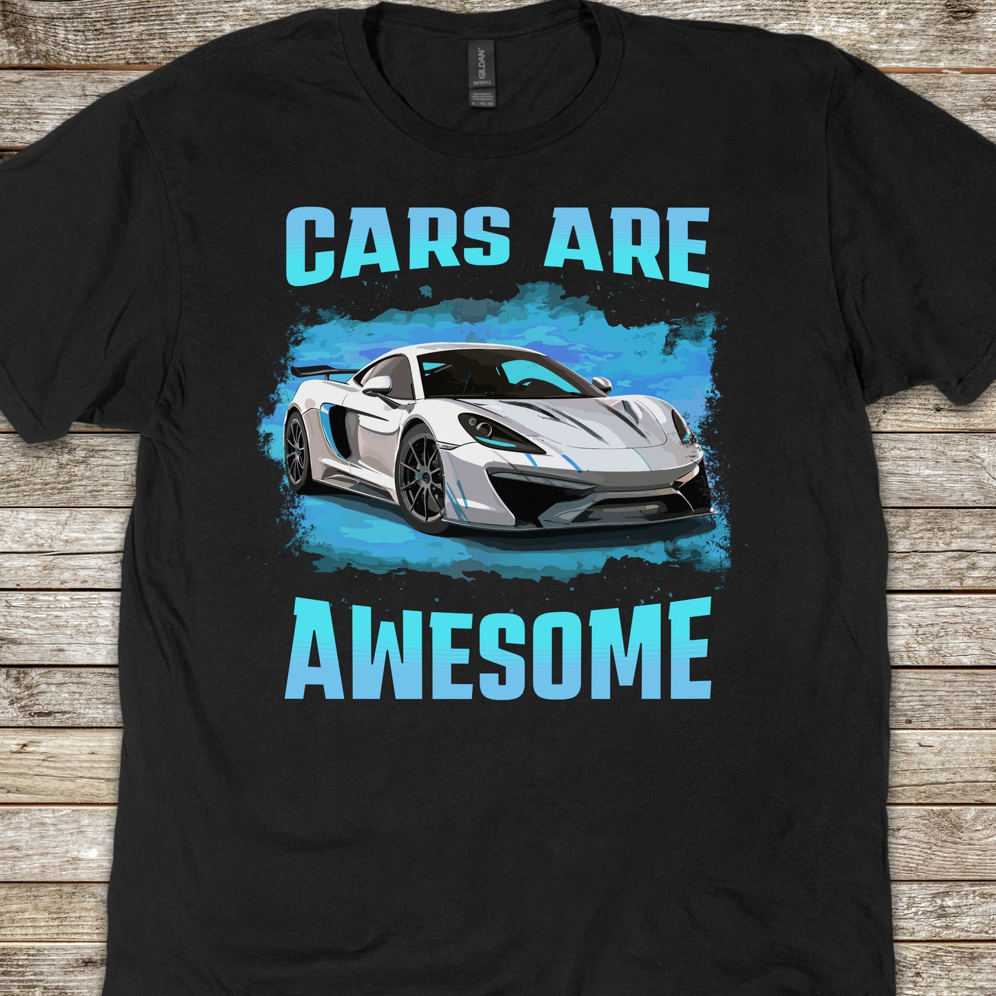 Cars Are Awesome Supercar Sports Car Youth Size Boys T-Shirt