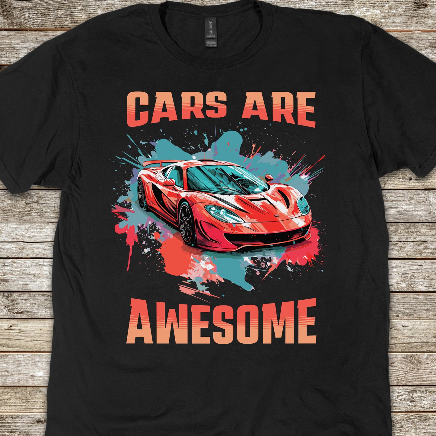 Supercar Sports Car Youth Size Boys T-Shirt
