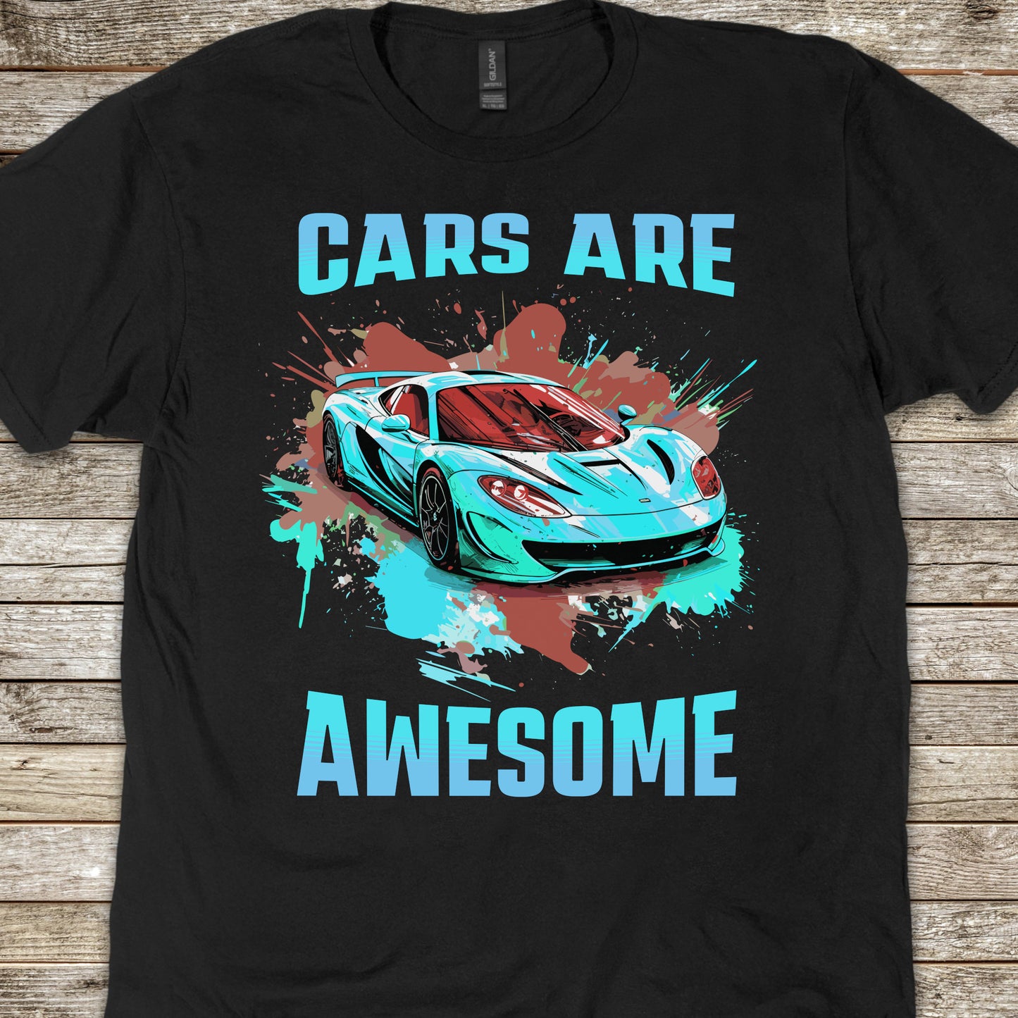 Supercar Sports Car Youth Size Boys T-Shirt