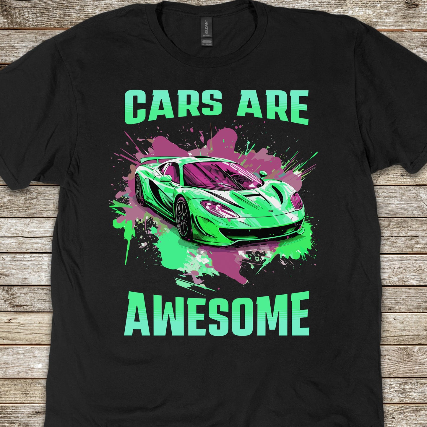 Supercar Sports Car Youth Size Boys T-Shirt