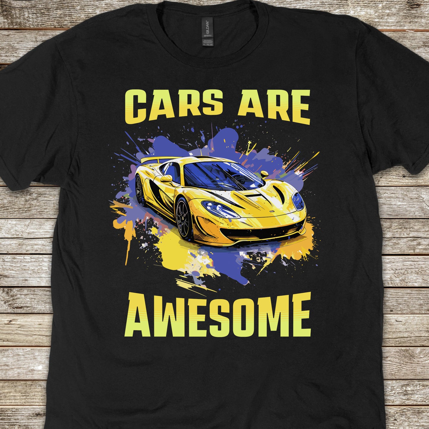 Supercar Sports Car Youth Size Boys T-Shirt