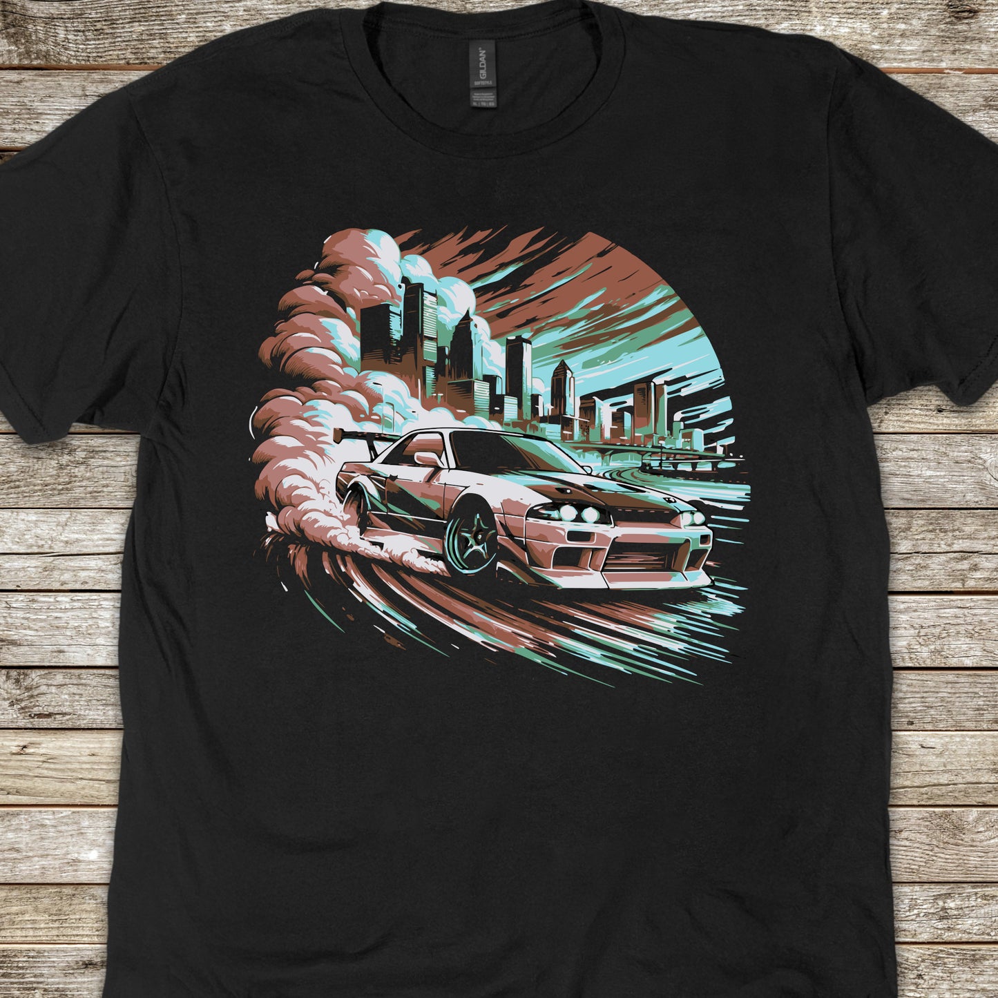 Drift Car Youth Size Boys T-Shirt