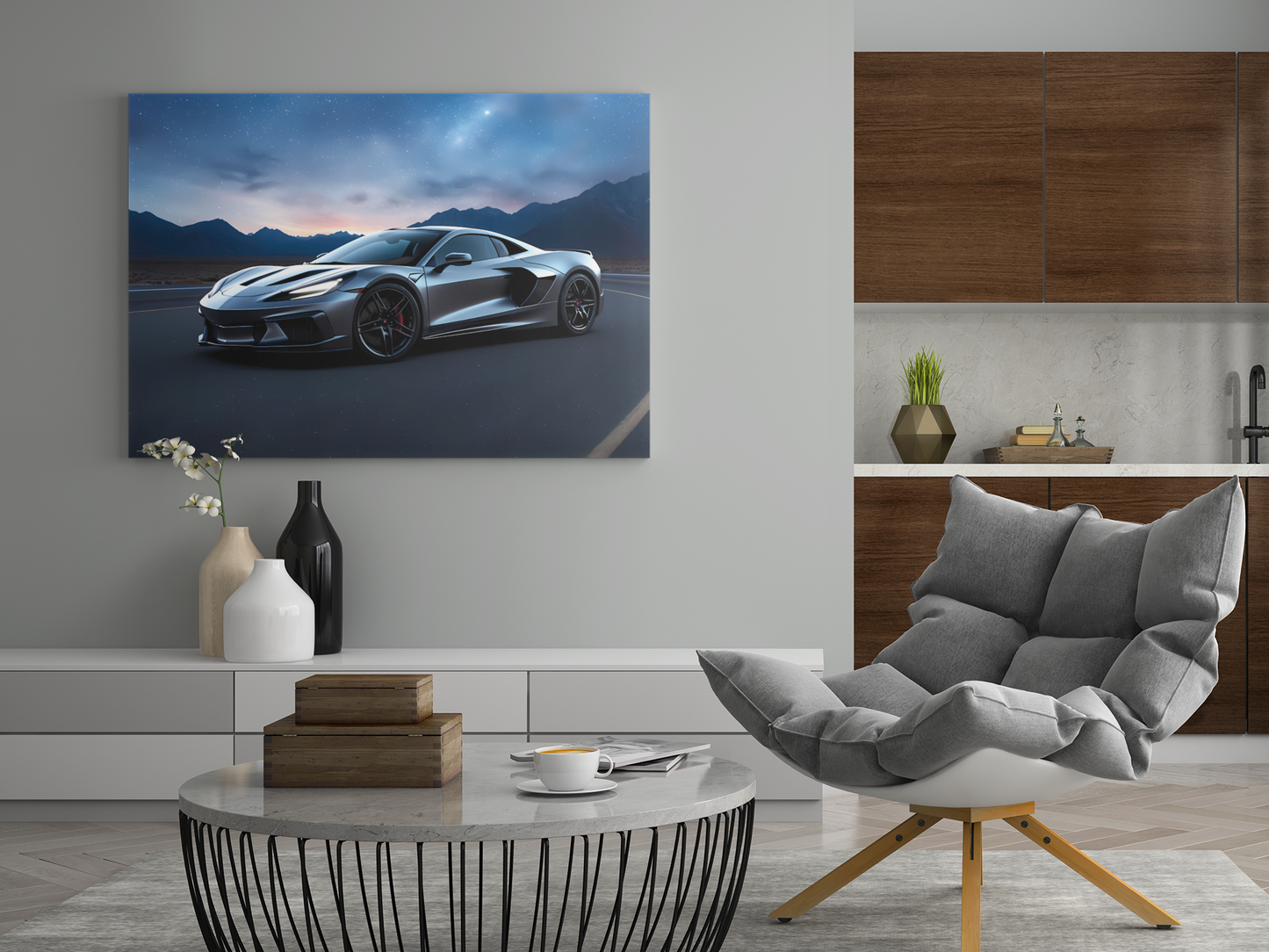 Supercar Sports Car Poster Art Print | Customizable