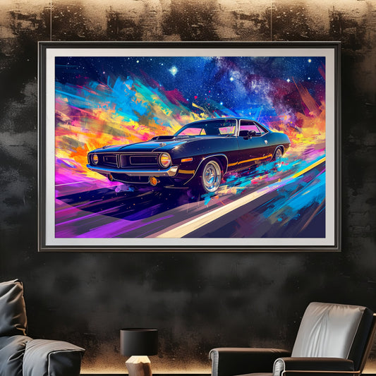 Muscle Car Poster Art Print
