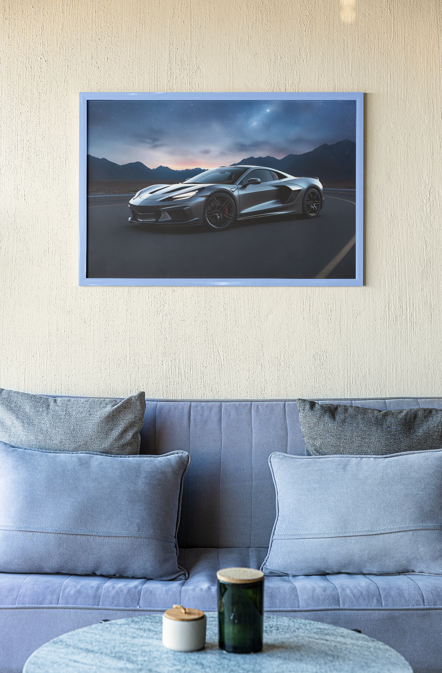 Supercar Sports Car Poster Art Print | Customizable