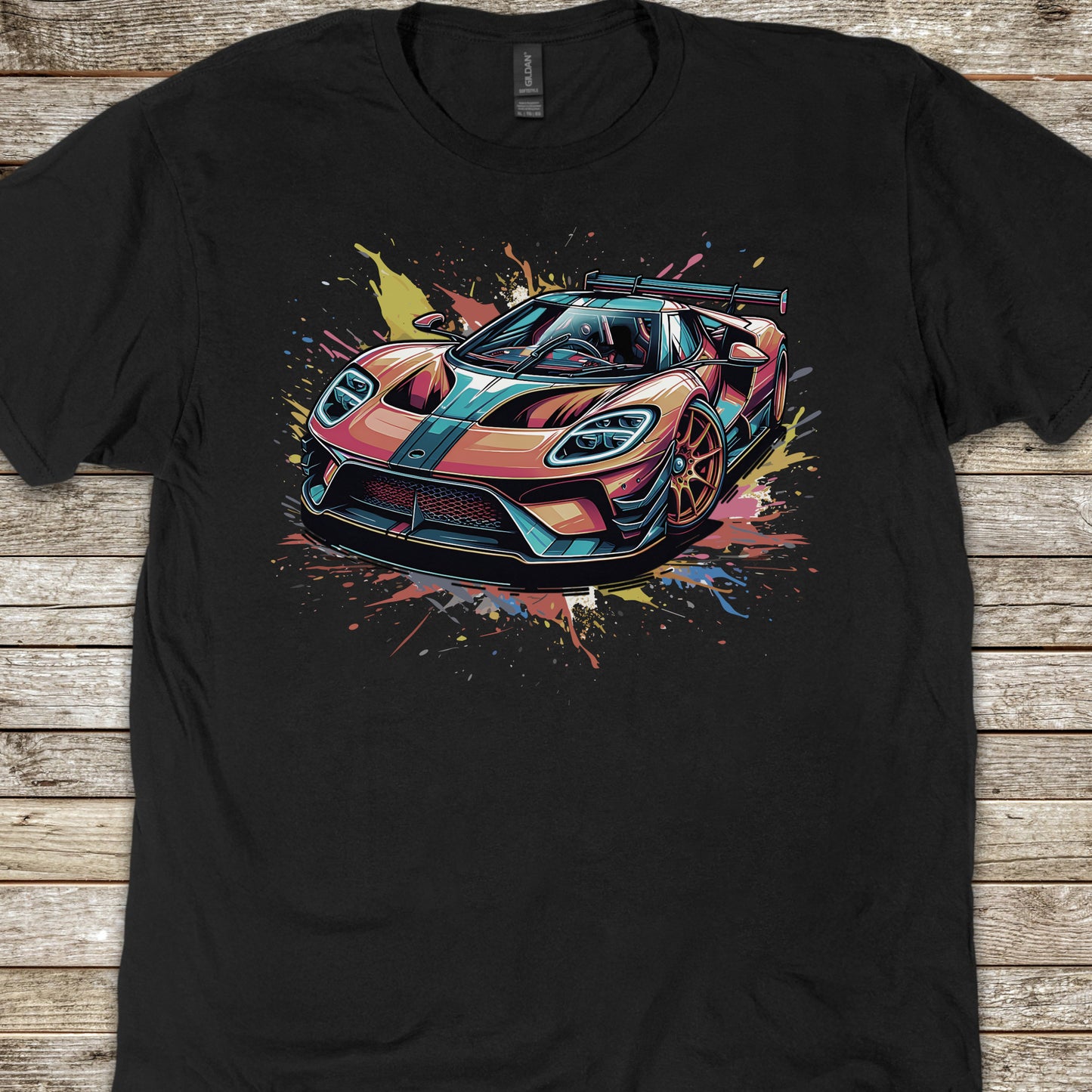 Supercar Sports Car Youth Size Boys T-Shirt