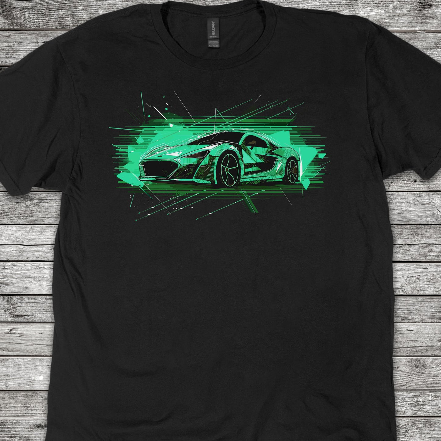 Supercar Sports Car Youth Size Boys T-Shirt