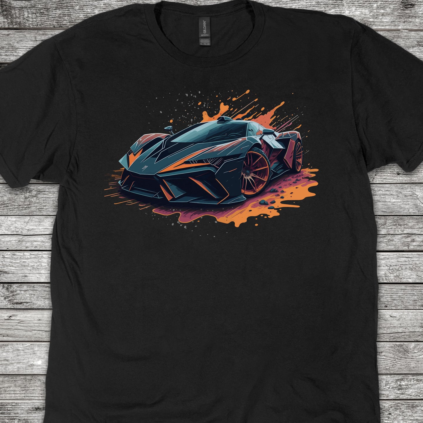 Supercar Sports Car Youth Size Boys T-Shirt