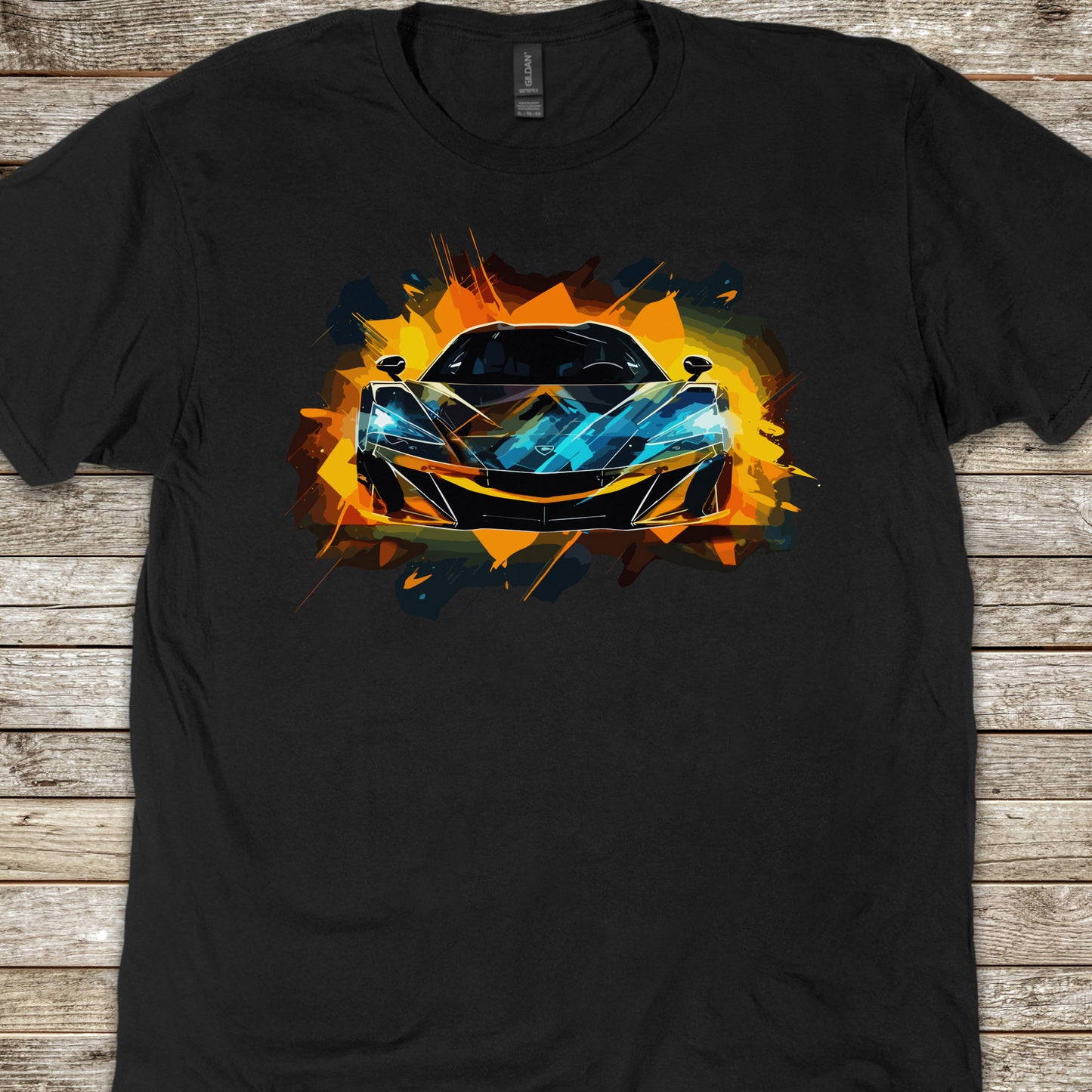 Supercar Sports Car Youth Size Boys T-Shirt