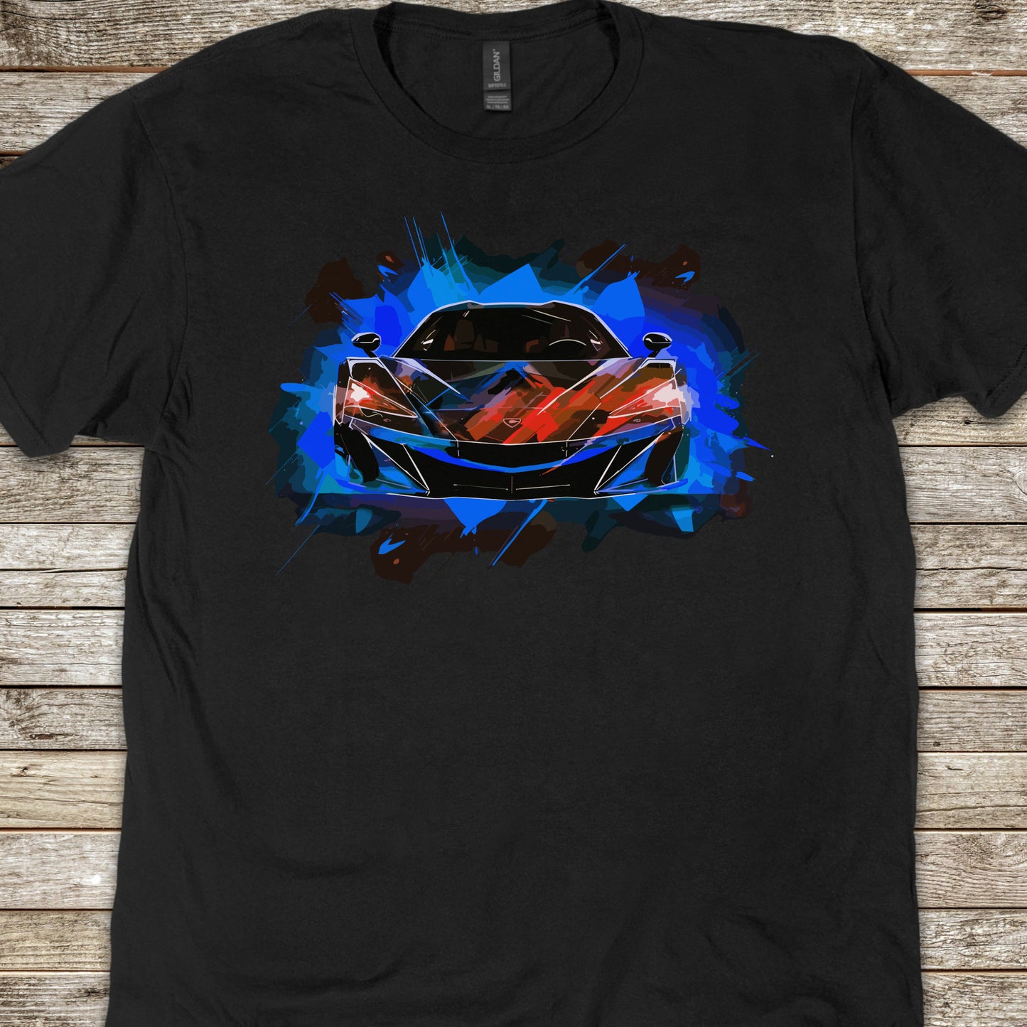 Supercar Sports Car Youth Size Boys T-Shirt