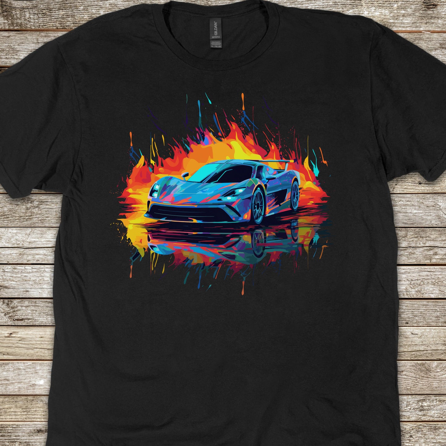 Supercar Sports Car Youth Size Boys T-Shirt