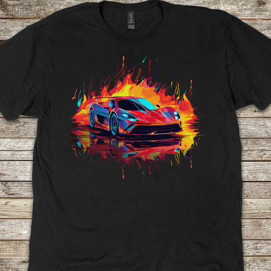 Supercar Sports Car Youth Size Boys T-Shirt