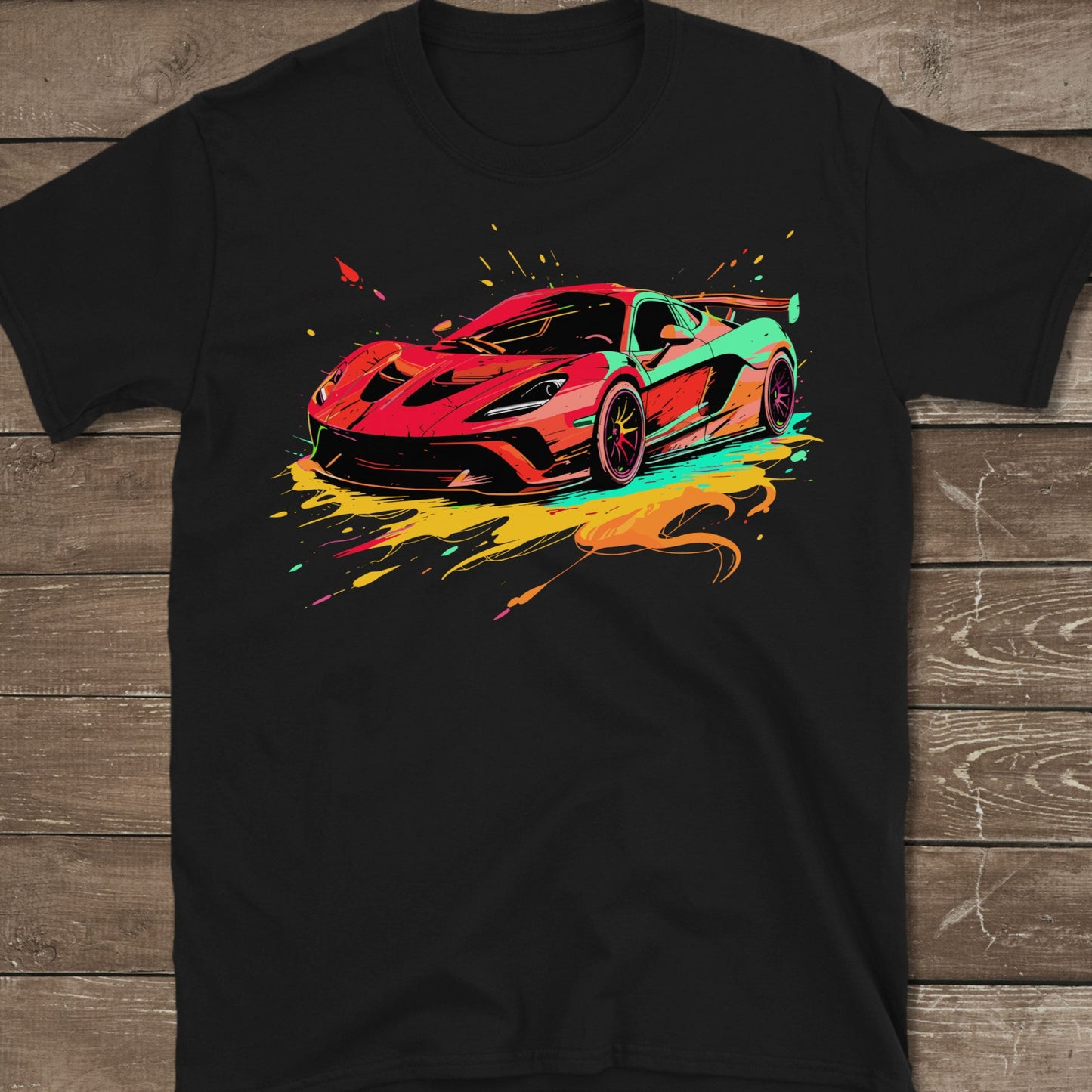 Supercar Sports Car Youth Size Boys T-Shirt