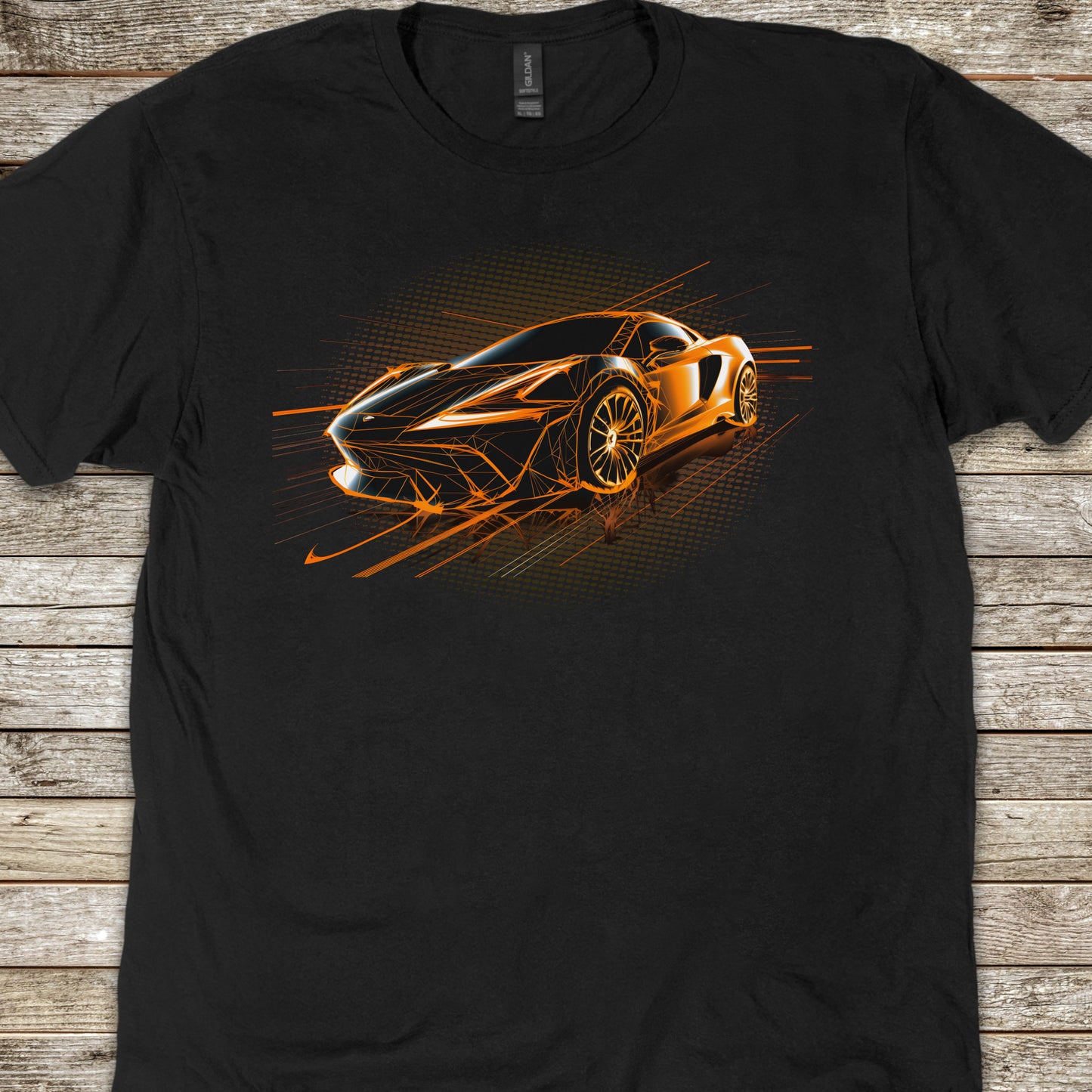 Supercar Sports Car Youth Size Boys T-Shirt