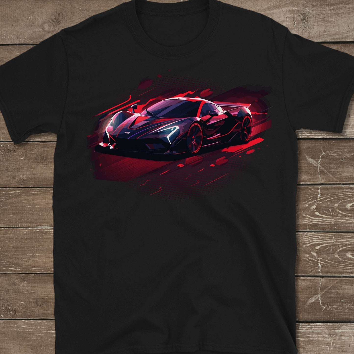 Supercar Sports Car Youth Size Boys T-Shirt