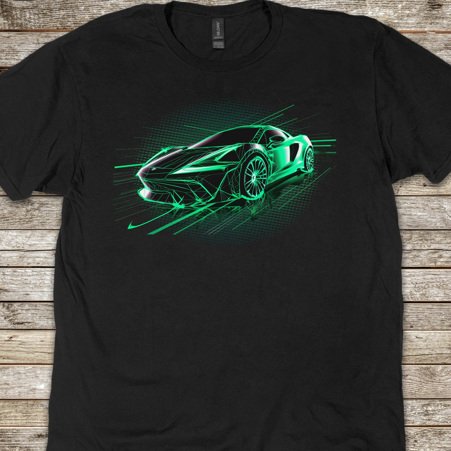 Supercar Sports Car Youth Size Boys T-Shirt