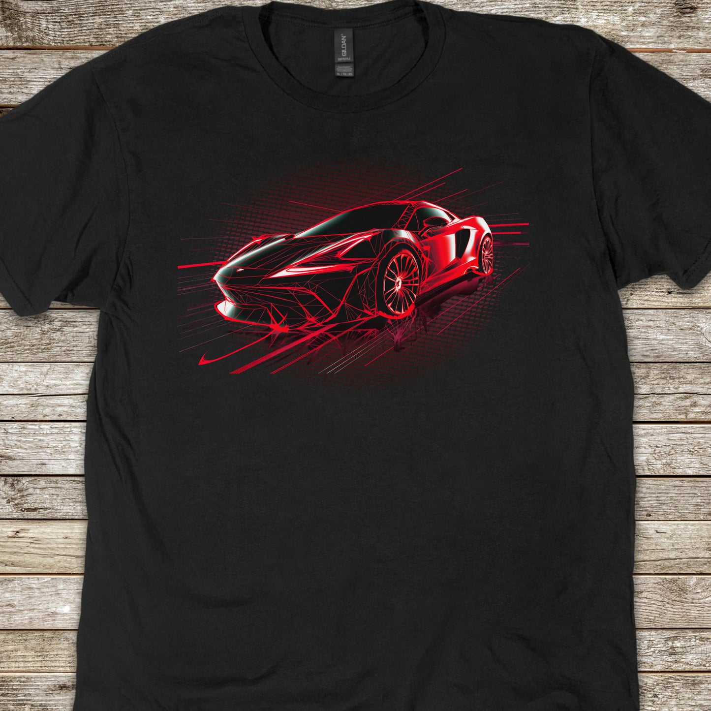 Supercar Sports Car Youth Size Boys T-Shirt