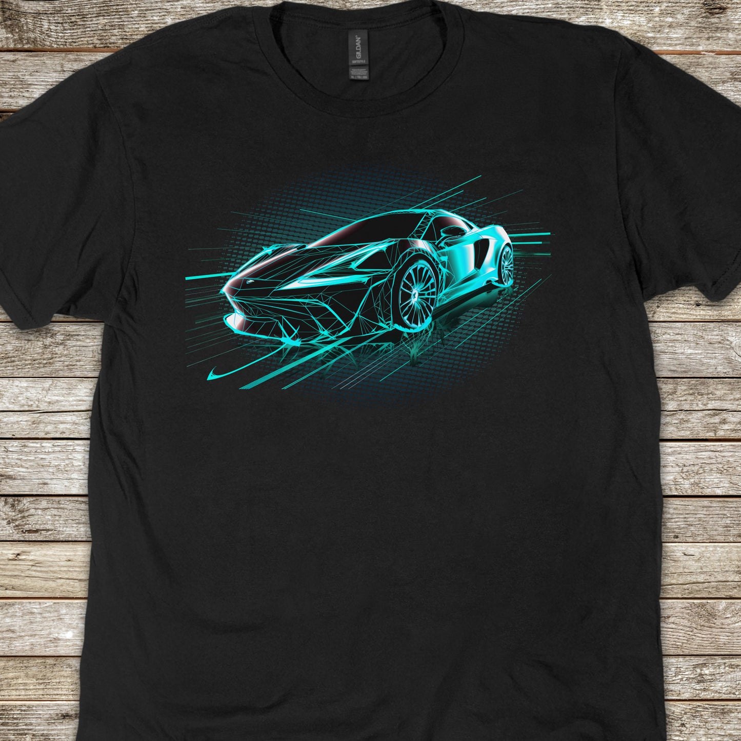 Supercar Sports Car Youth Size Boys T-Shirt