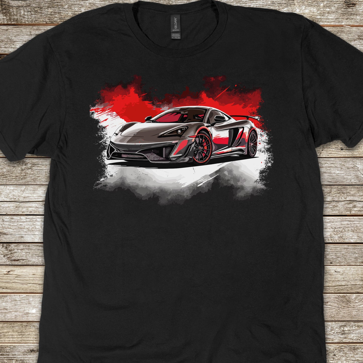 Supercar Sports Car Youth Size Boys T-Shirt