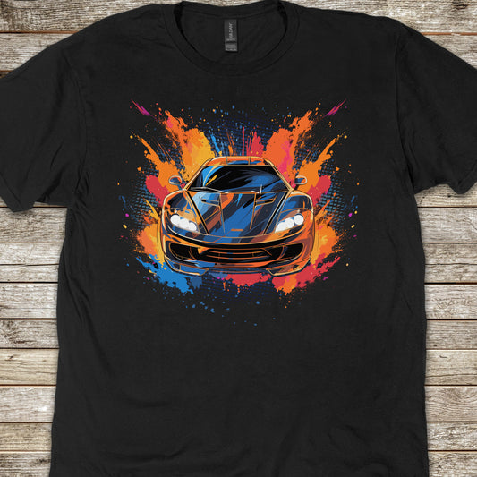 Supercar Sports Car Youth Size Boys T-Shirt