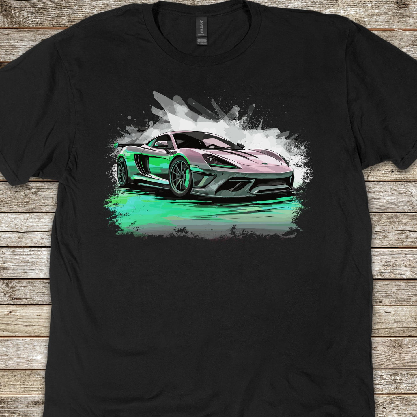 Supercar Sports Car Youth Size Boys T-Shirt