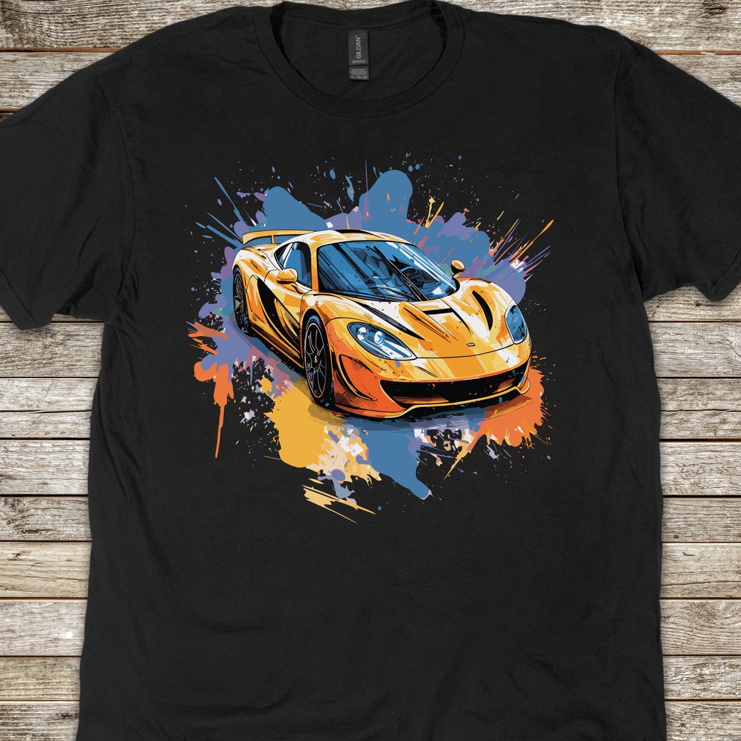 Supercar Sports Car Youth Size Boys T-Shirt