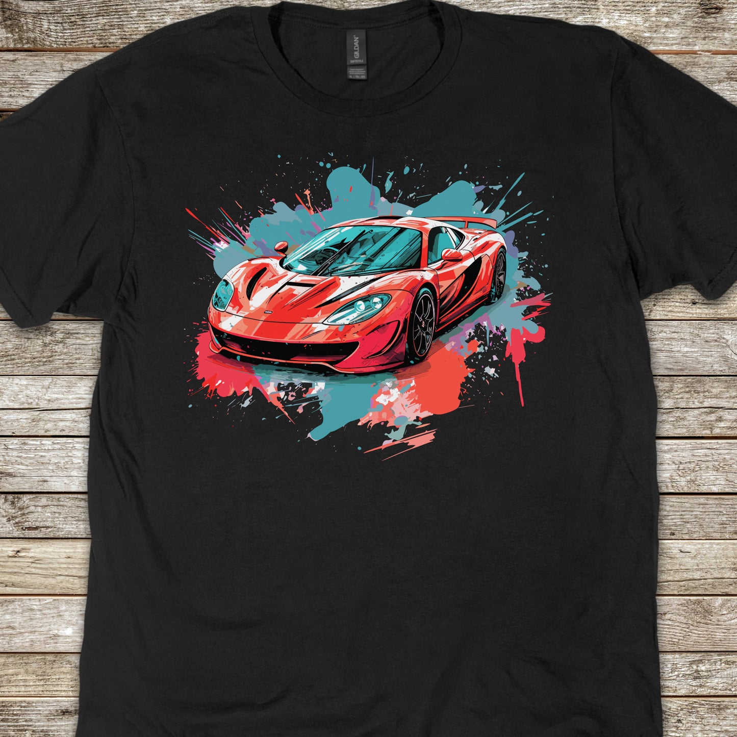 Supercar Sports Car Youth Size Boys T-Shirt
