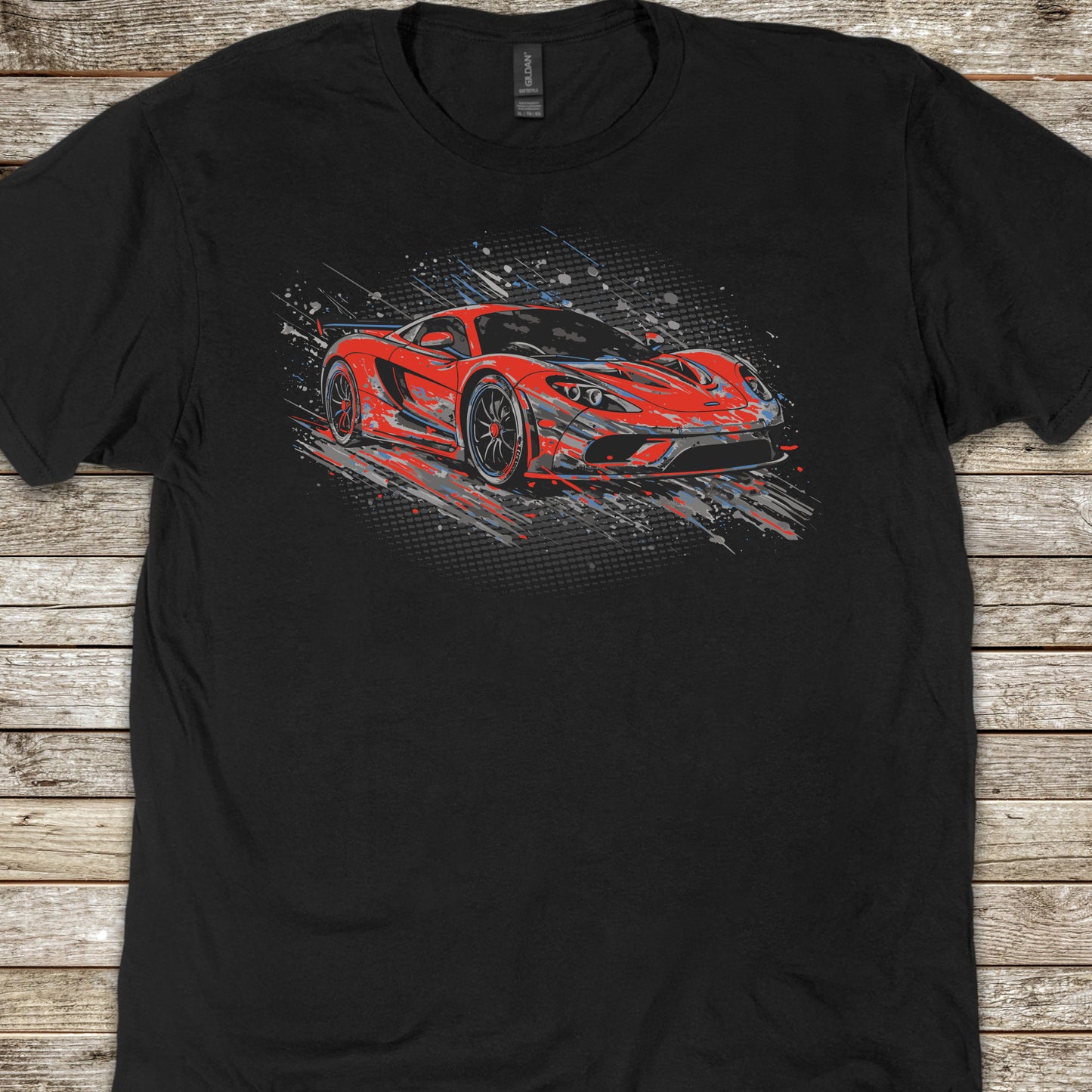 Supercar Sports Car Youth Size Boys T-Shirt
