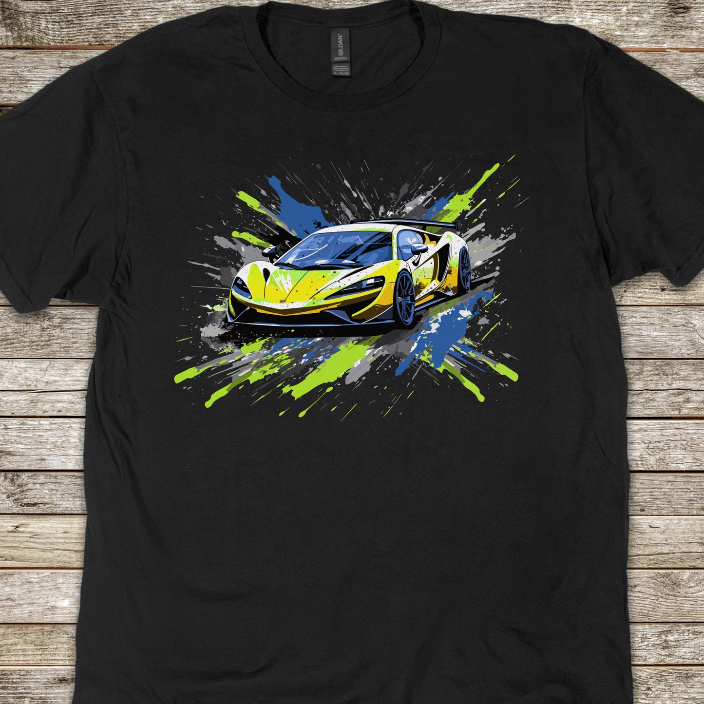 Supercar Sports Car Youth Size Boys T-Shirt