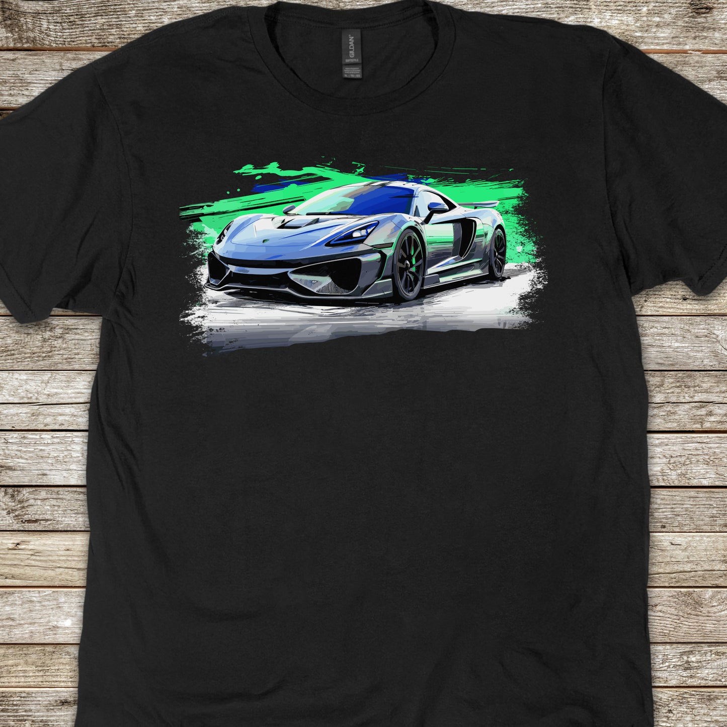 Supercar Sports Car Youth Size Boys T-Shirt