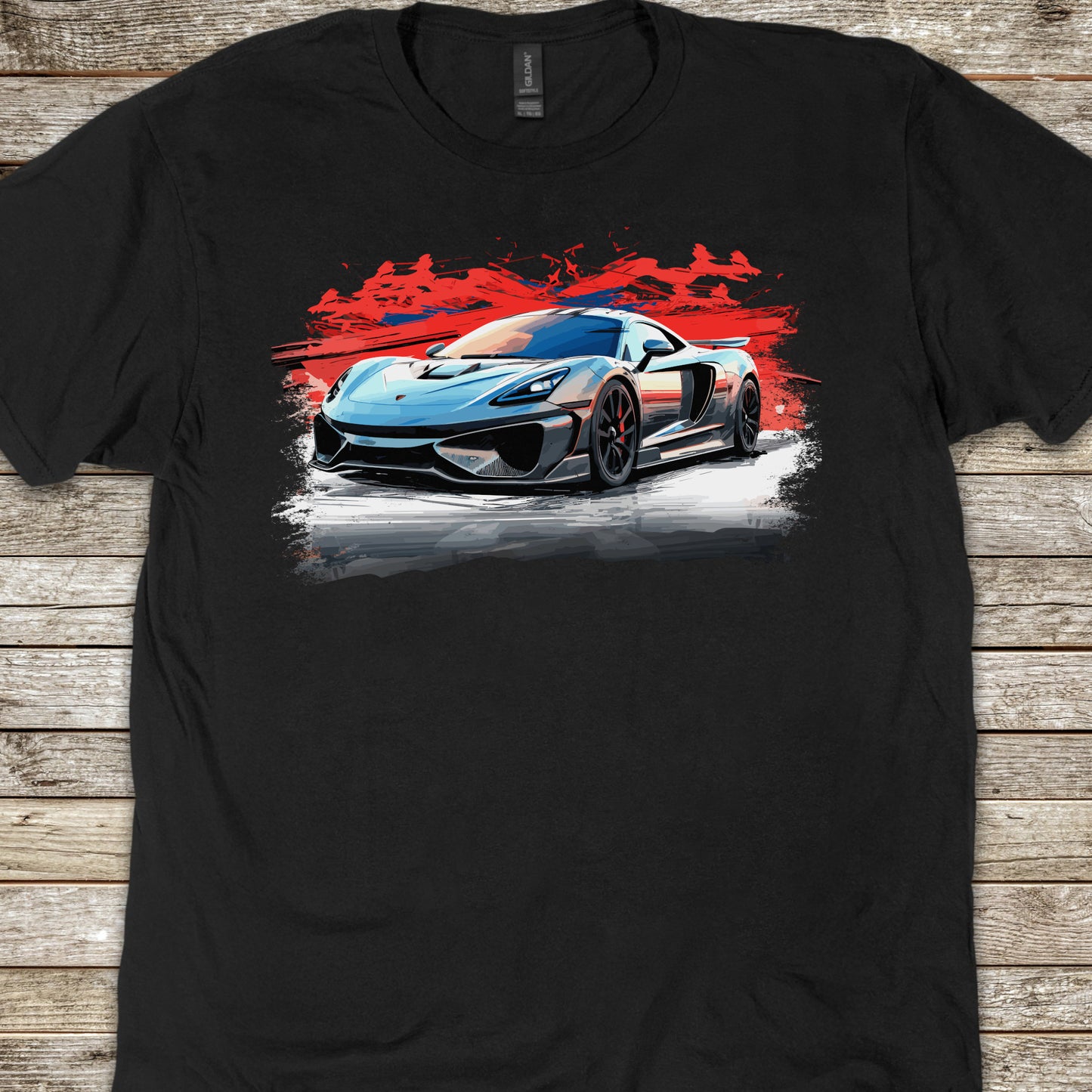 Supercar Sports Car Youth Size Boys T-Shirt