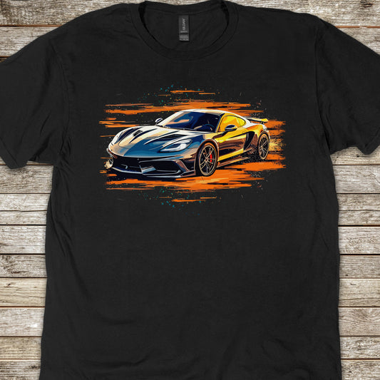 Supercar Sports Car Youth Size Boys T-Shirt